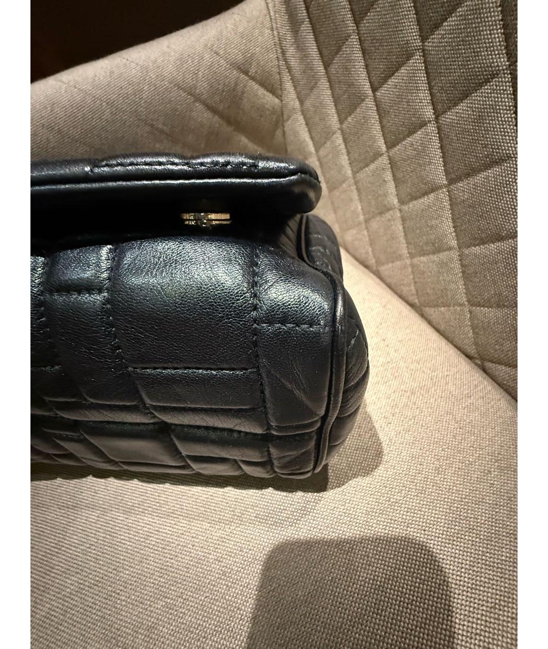 DOLCE&GABBANA Черная кожаная сумка через плечо, фото 5