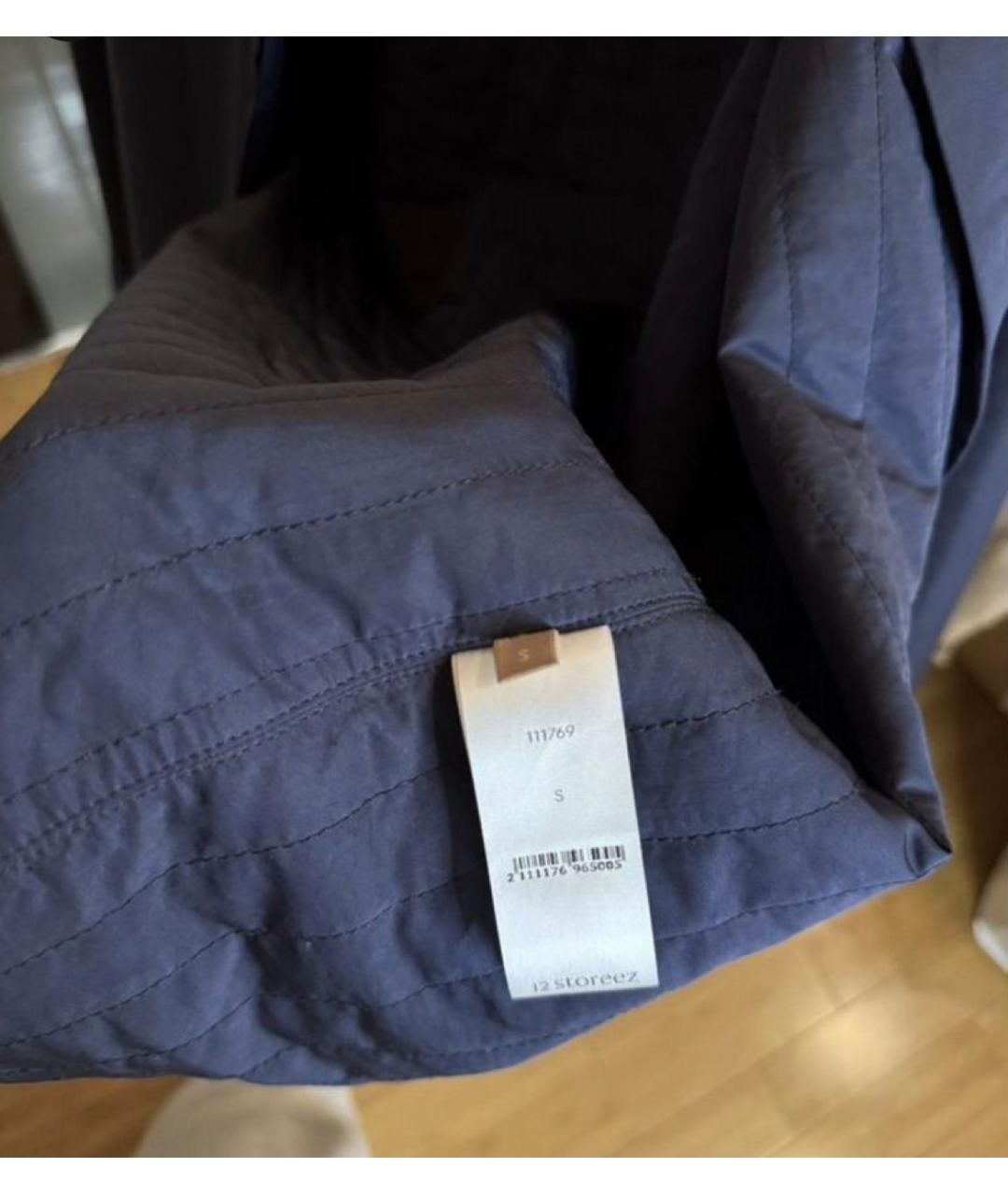 12 STOREEZ Синяя хлопковая куртка, фото 4