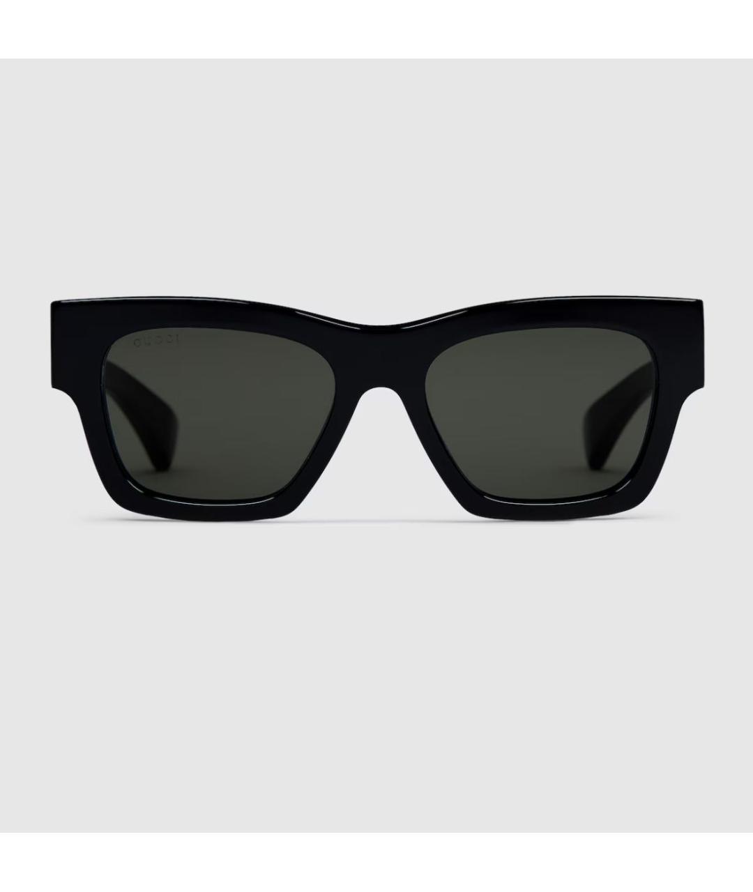 GUCCI Черные пластиковые солнцезащитные очки, фото 4