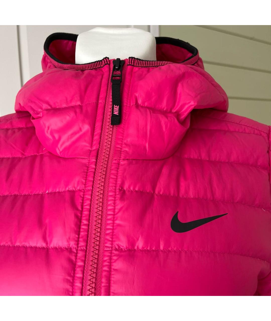 NIKE Фуксия пуховик, фото 4