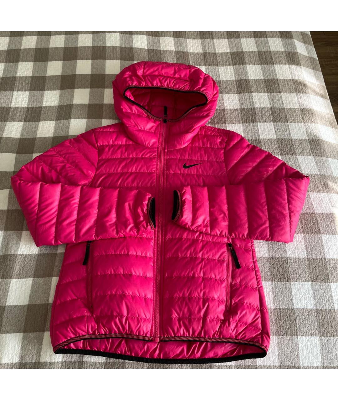 NIKE Фуксия пуховик, фото 3
