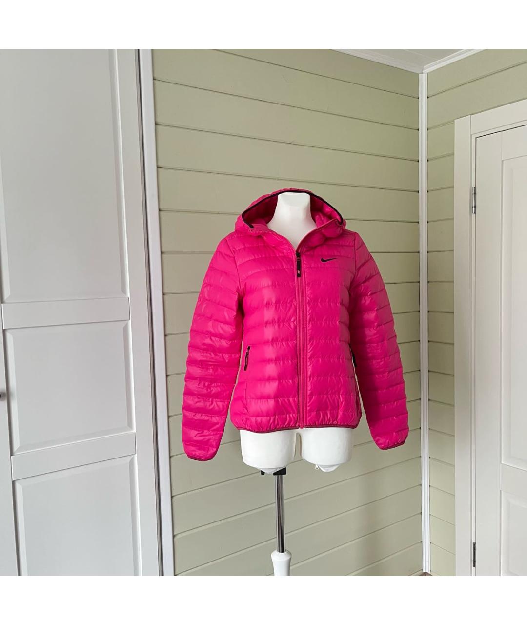 NIKE Фуксия пуховик, фото 9