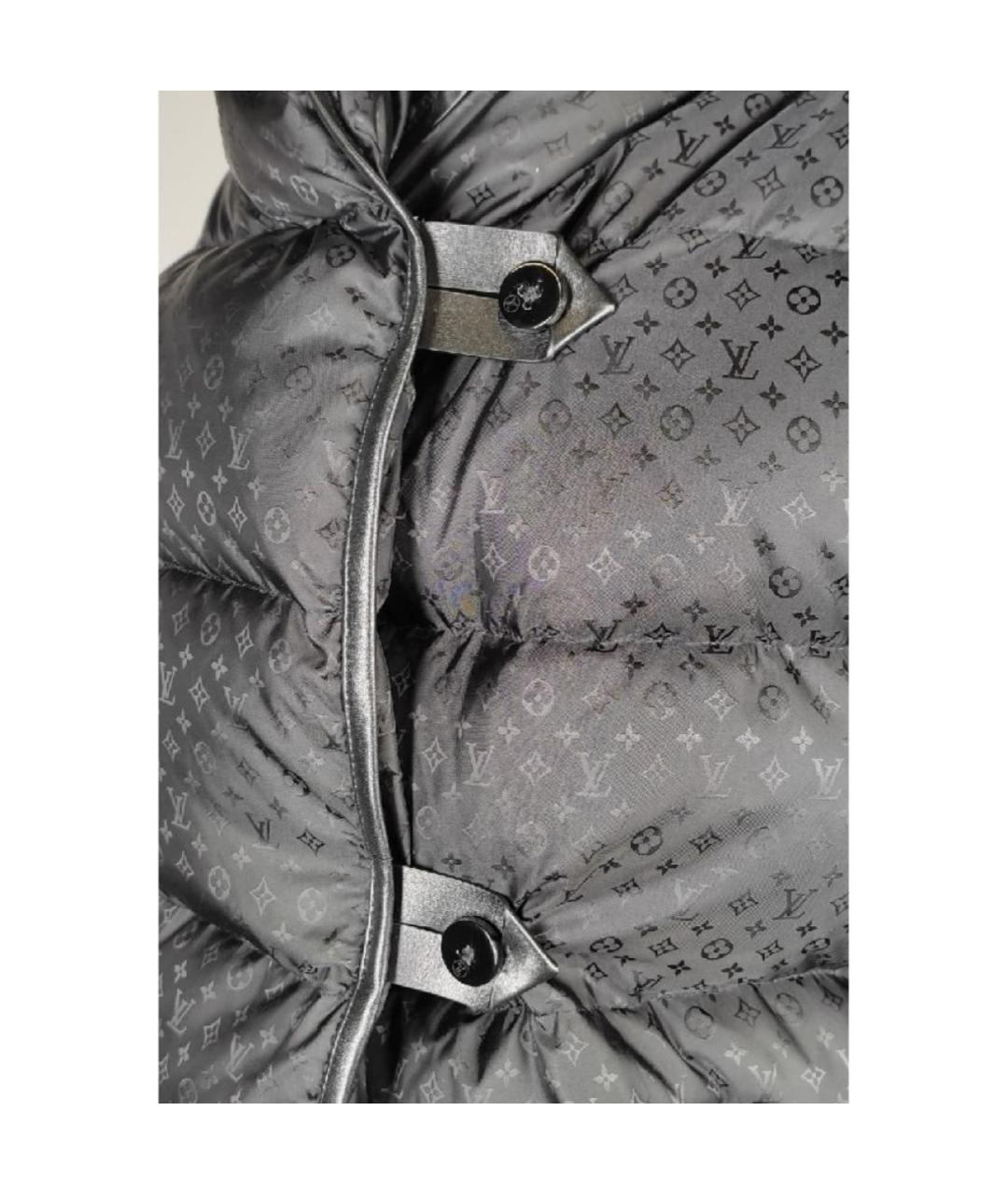 LOUIS VUITTON Черная полиамидовая куртка, фото 4