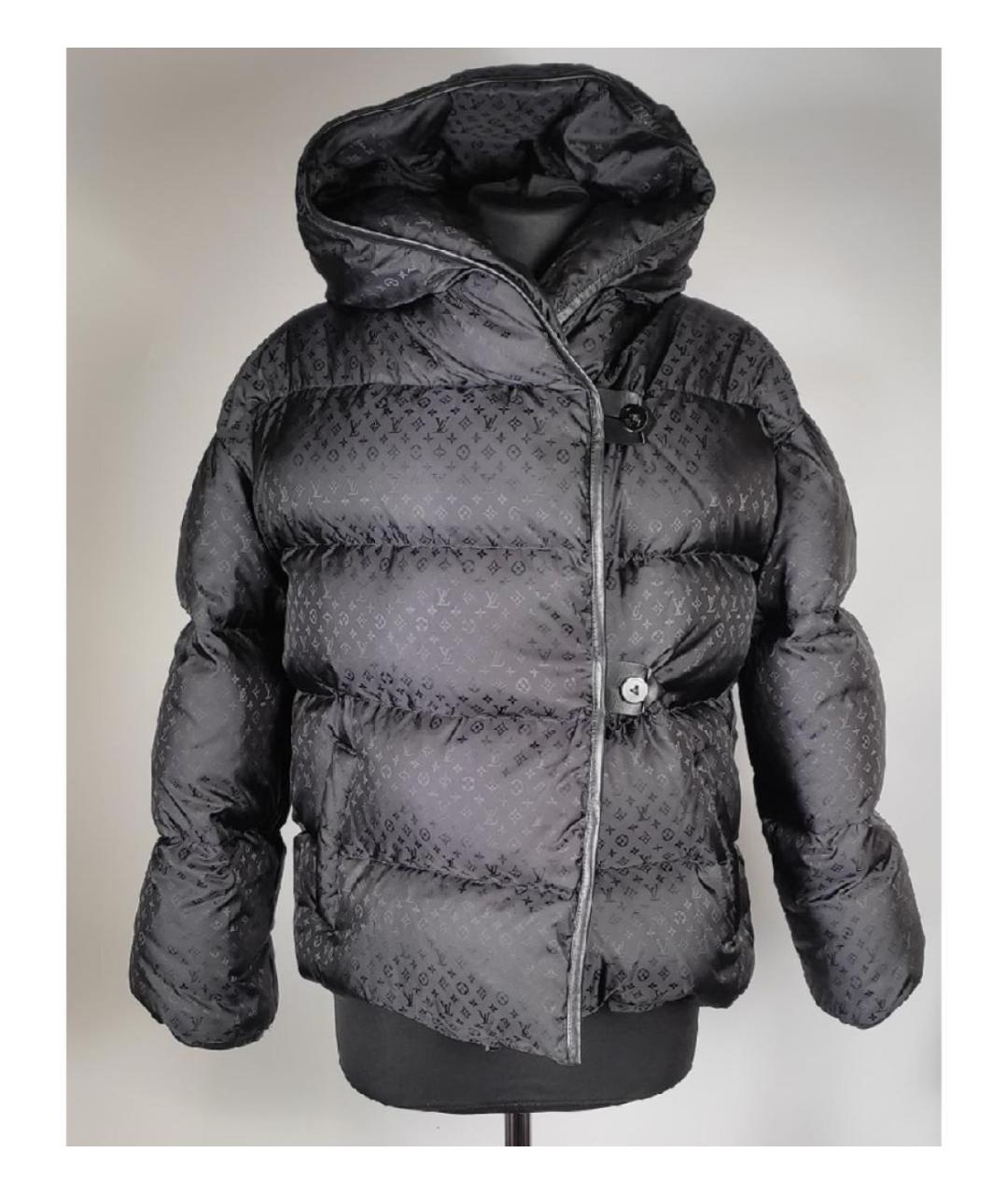 LOUIS VUITTON Черная полиамидовая куртка, фото 7