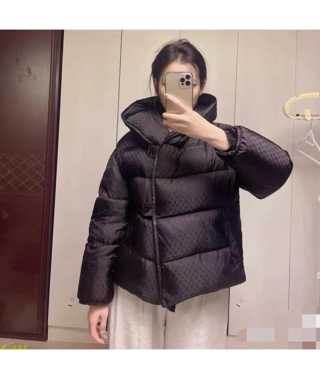 LOUIS VUITTON Черная полиамидовая куртка, фото 5