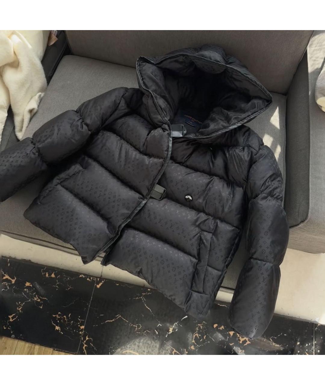 LOUIS VUITTON Черная полиамидовая куртка, фото 6
