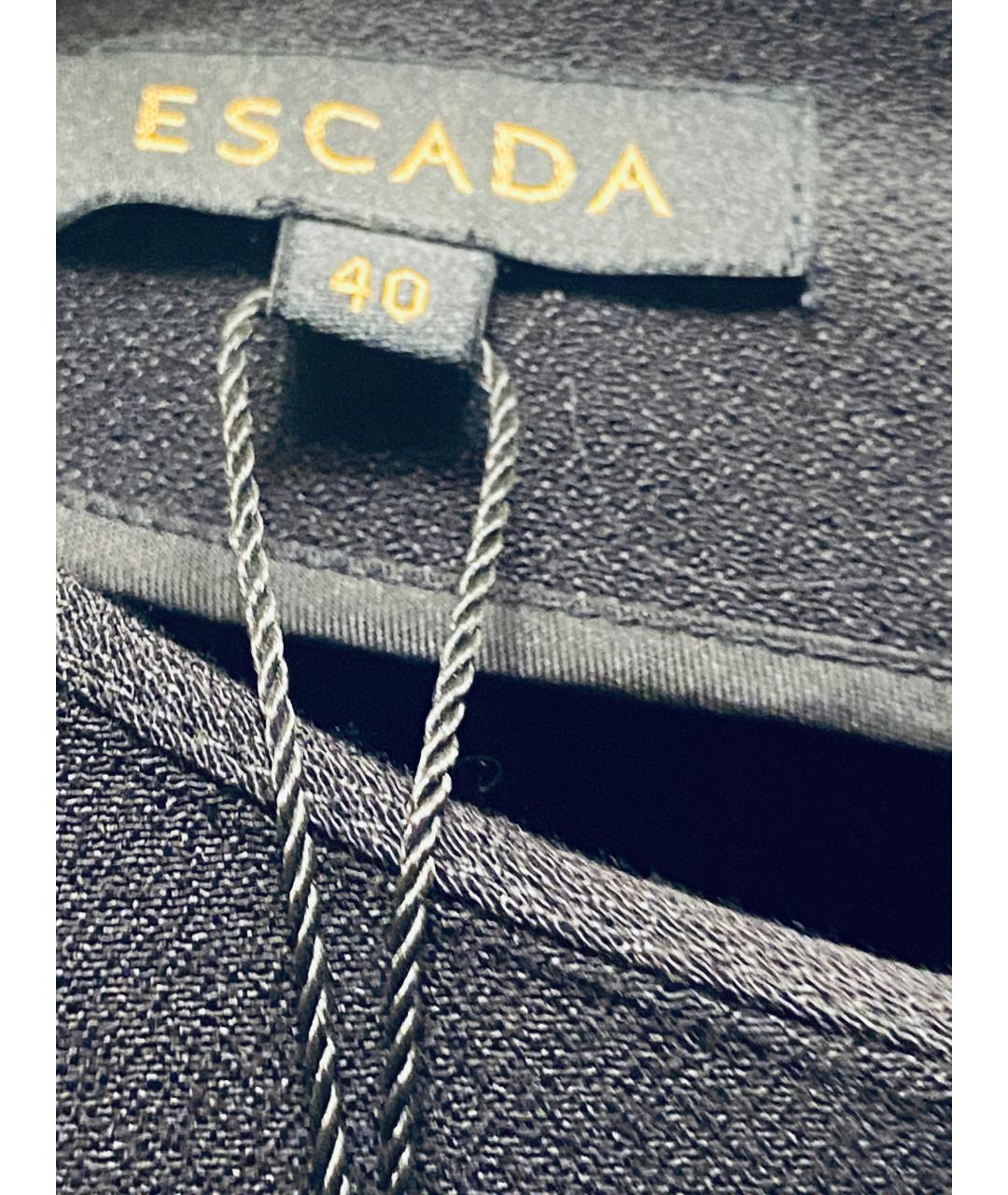 ESCADA Черный вискозный костюм с брюками, фото 3