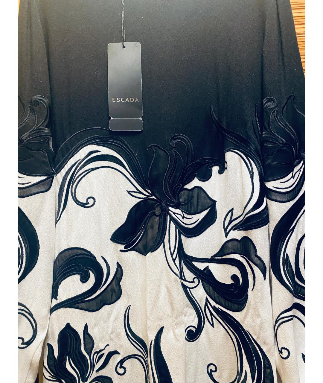 ESCADA Черный вискозный костюм с брюками, фото 6