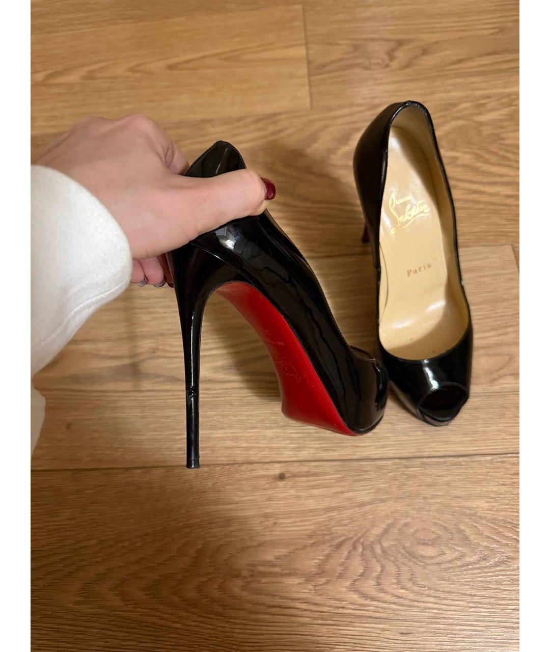 CHRISTIAN LOUBOUTIN Черные туфли, фото 3