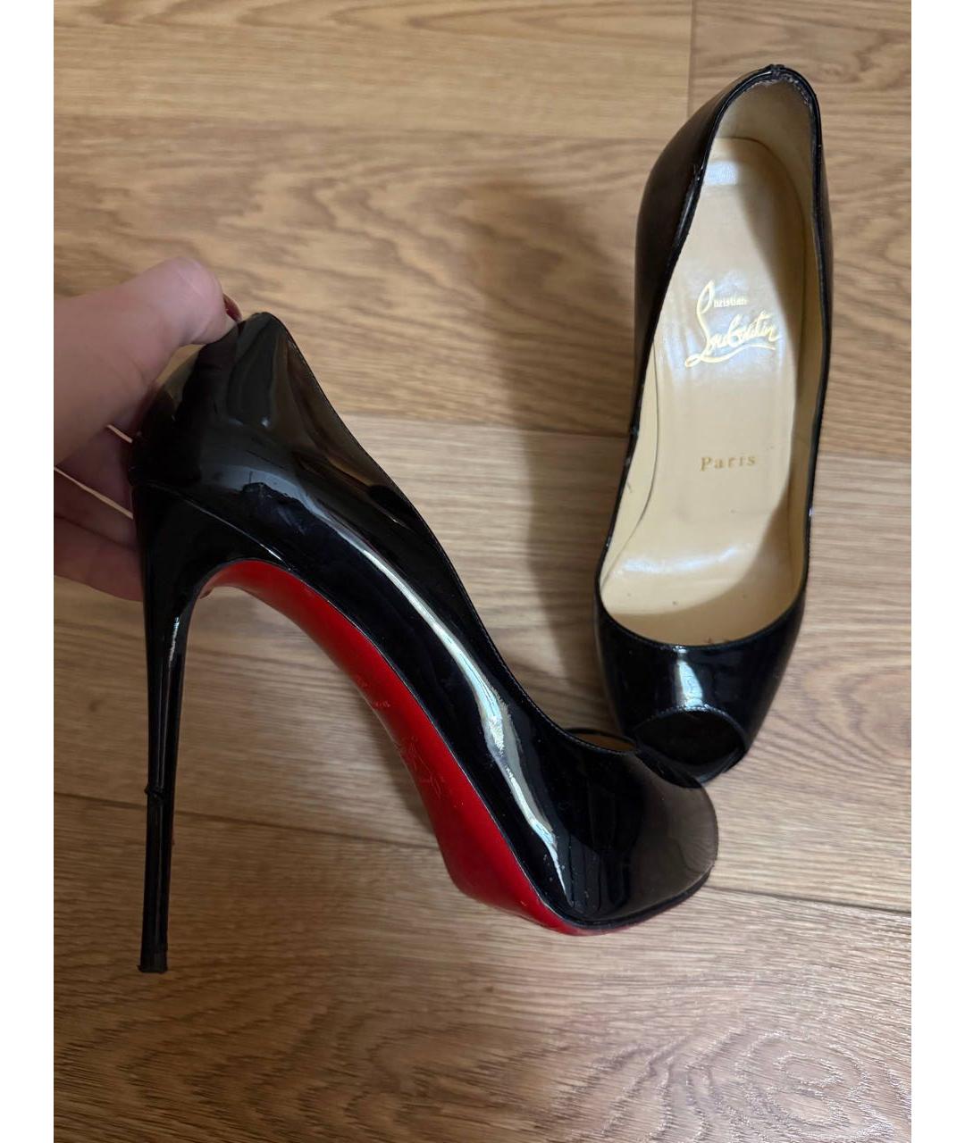 CHRISTIAN LOUBOUTIN Черные туфли, фото 6