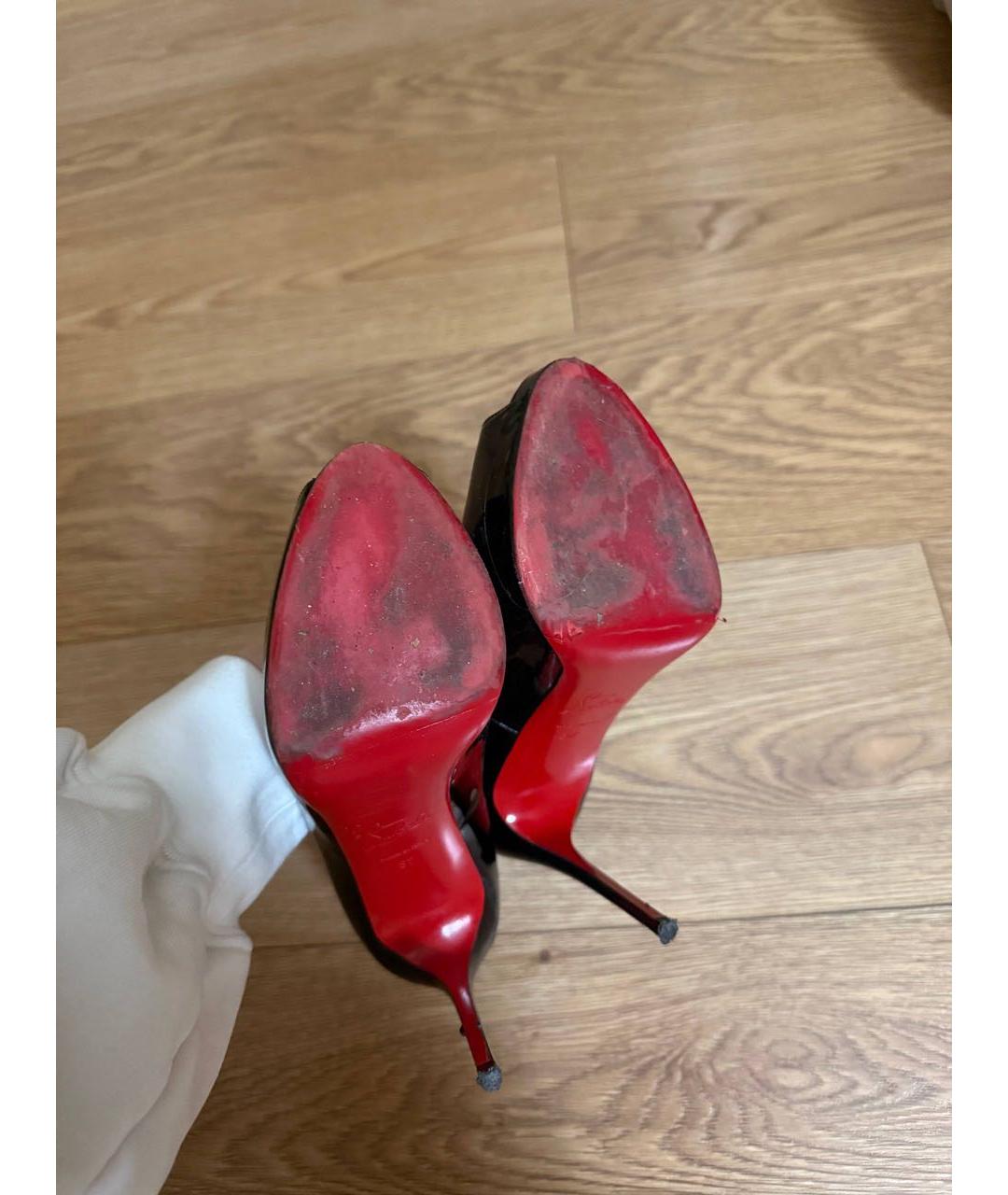 CHRISTIAN LOUBOUTIN Черные туфли, фото 5
