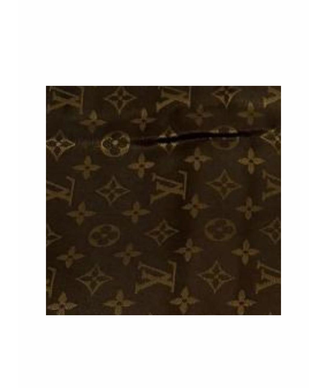 LOUIS VUITTON Коричневый платок, фото 1