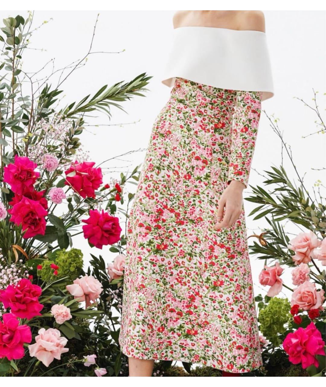 12 STOREEZ Мульти хлопко-эластановое коктейльное платье, фото 4