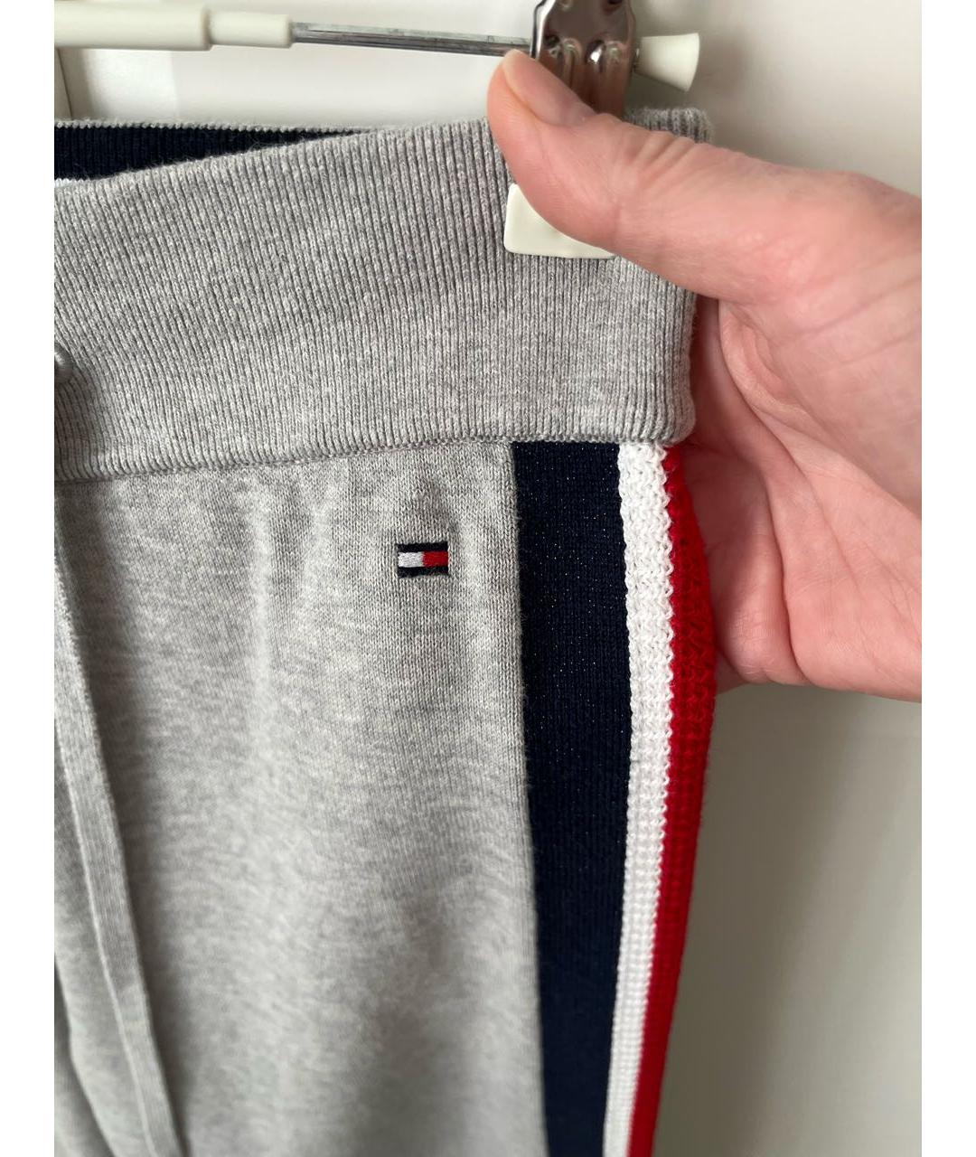 TOMMY HILFIGER Серый хлопковый костюм с брюками, фото 4