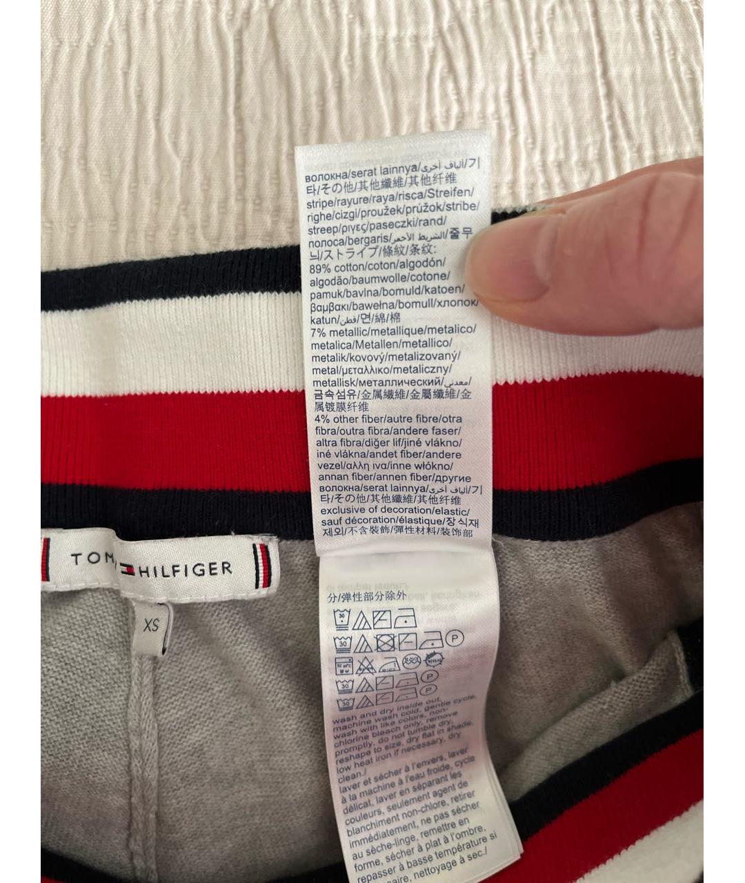 TOMMY HILFIGER Серый хлопковый костюм с брюками, фото 6