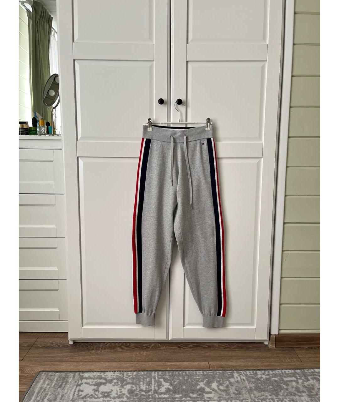 TOMMY HILFIGER Серый хлопковый костюм с брюками, фото 3