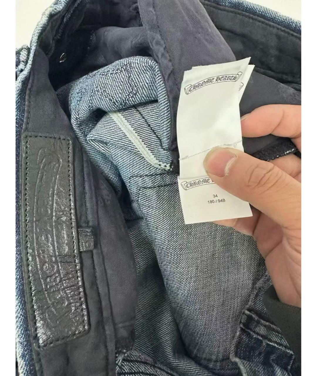 CHROME HEARTS Джинсы, фото 3