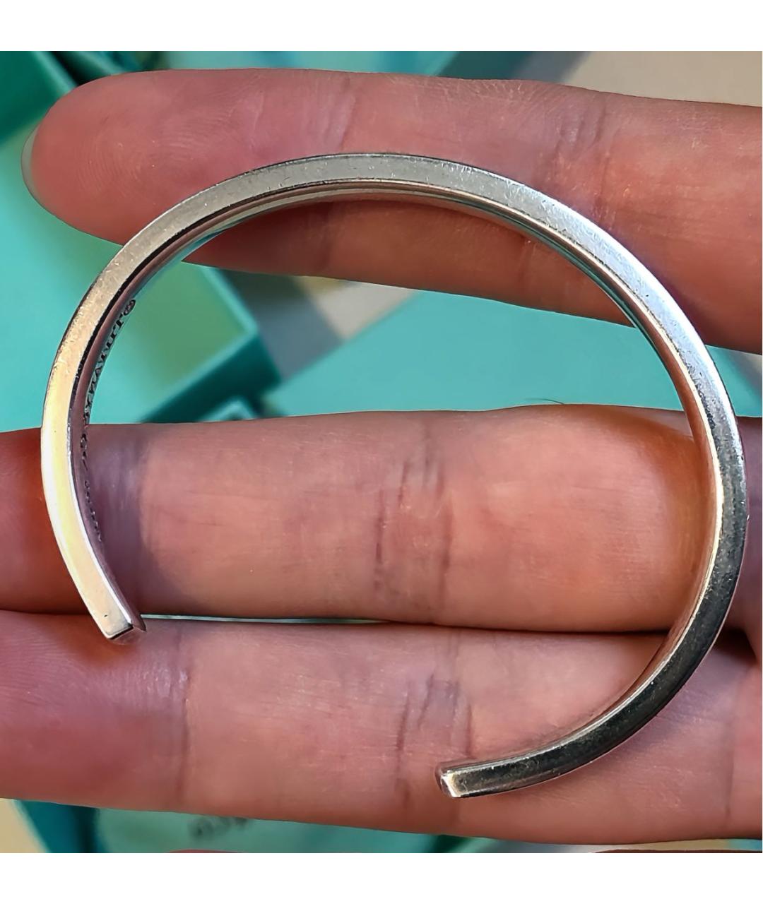 TIFFANY&CO Серебрянный серебряный браслет, фото 7