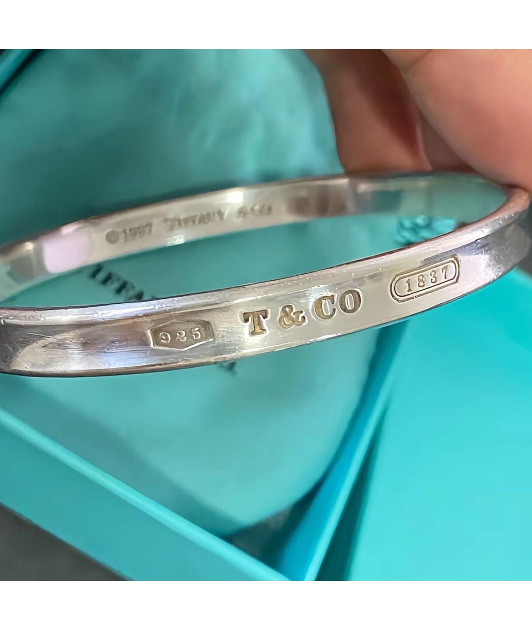 TIFFANY&CO Серебрянный серебряный браслет, фото 5