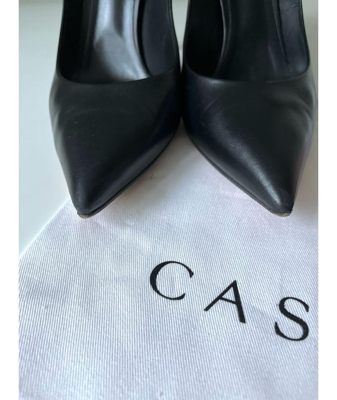 CASADEI Черные кожаные туфли, фото 5
