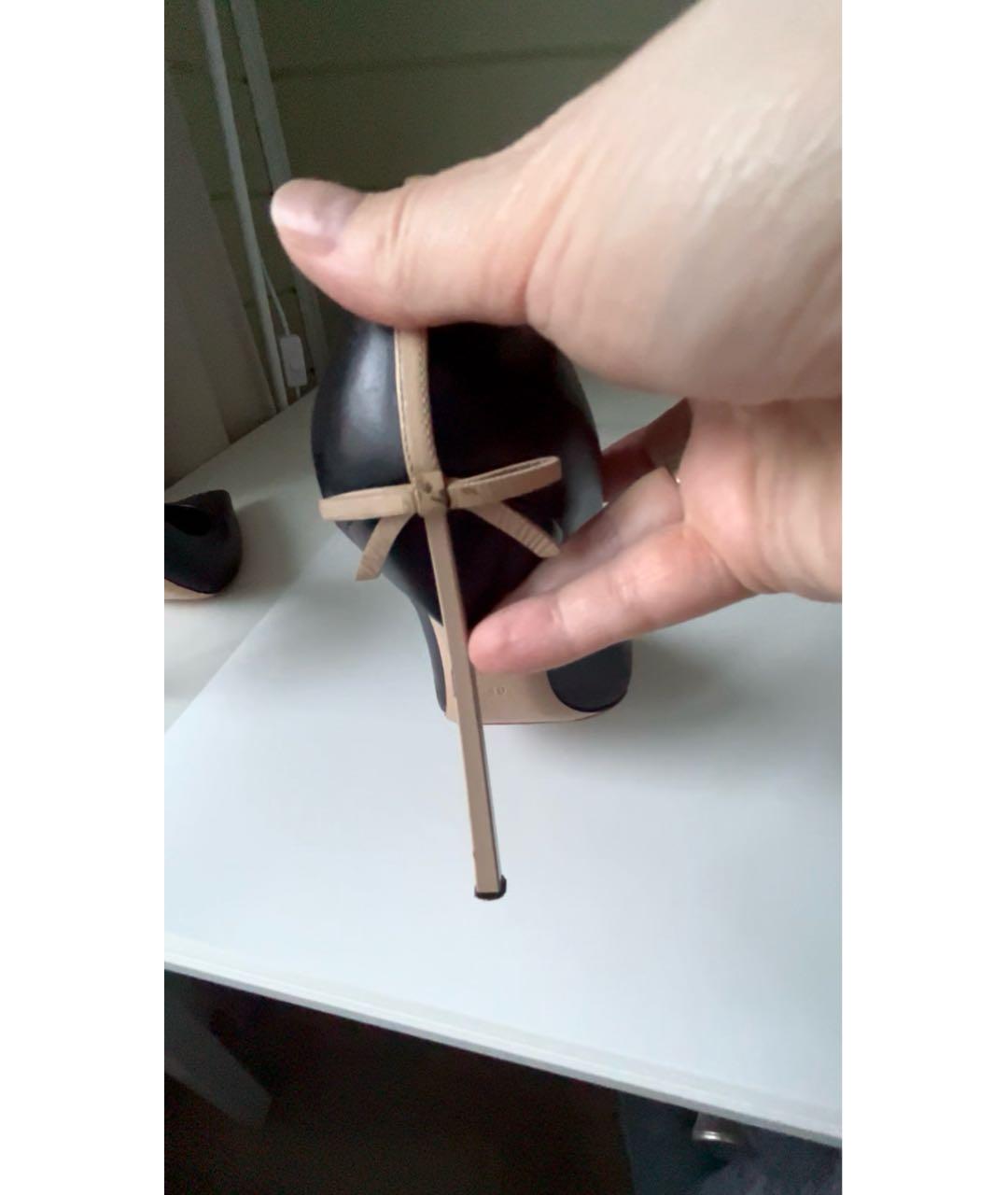 CASADEI Черные кожаные туфли, фото 8