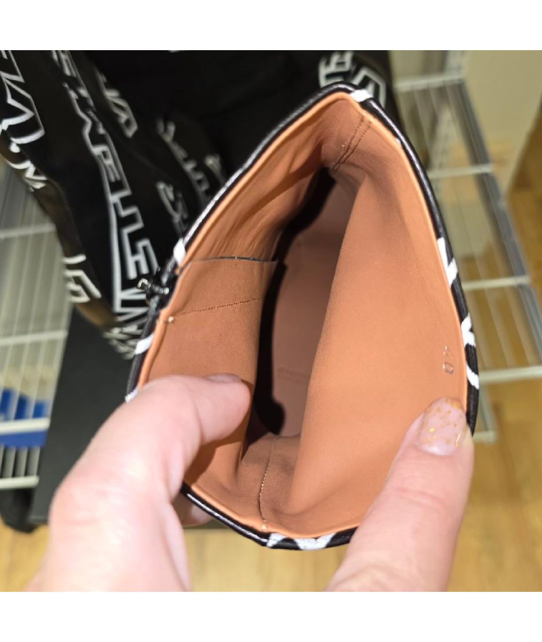 VETEMENTS Черные кожаные полусапоги, фото 3