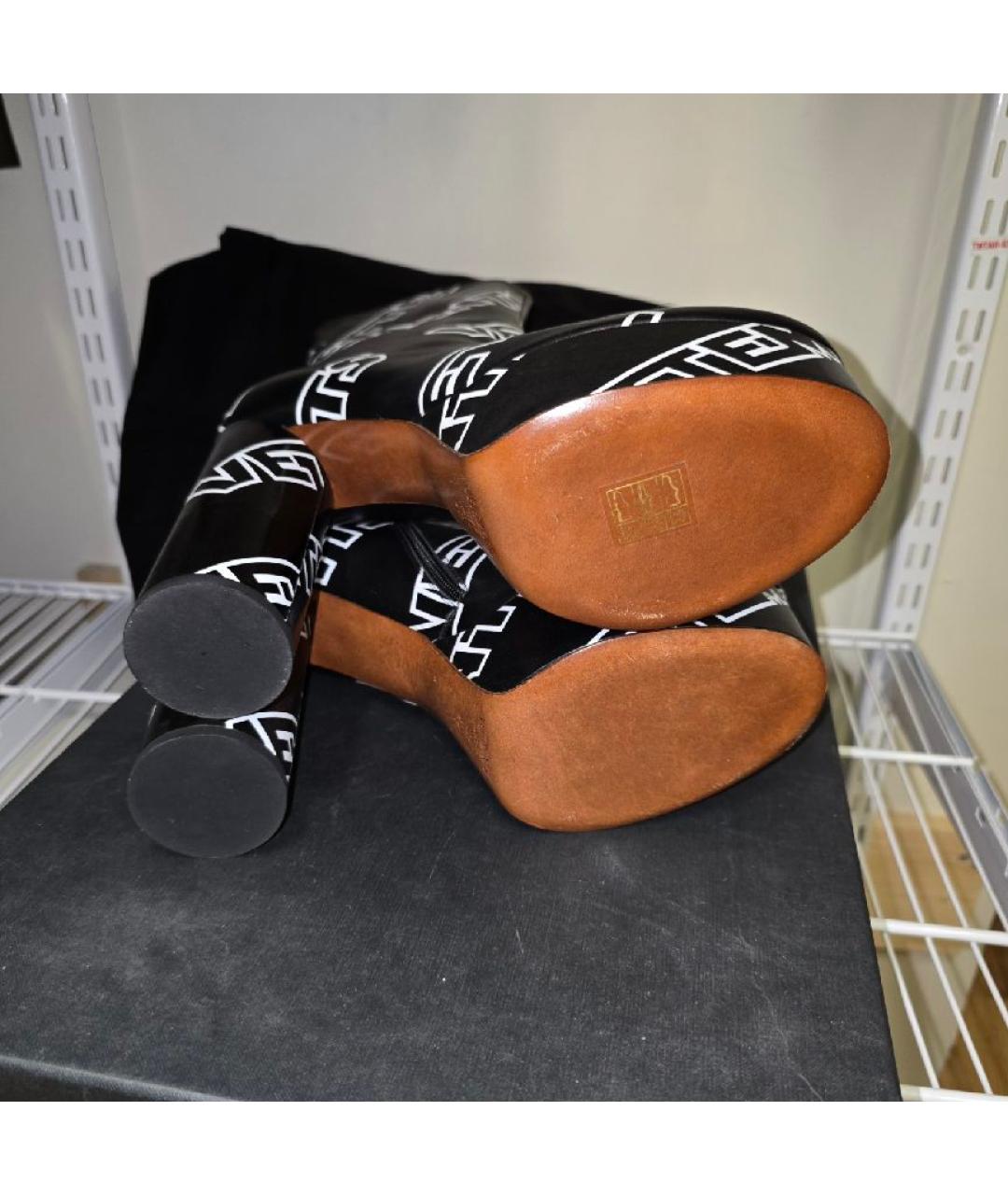 VETEMENTS Черные кожаные полусапоги, фото 7