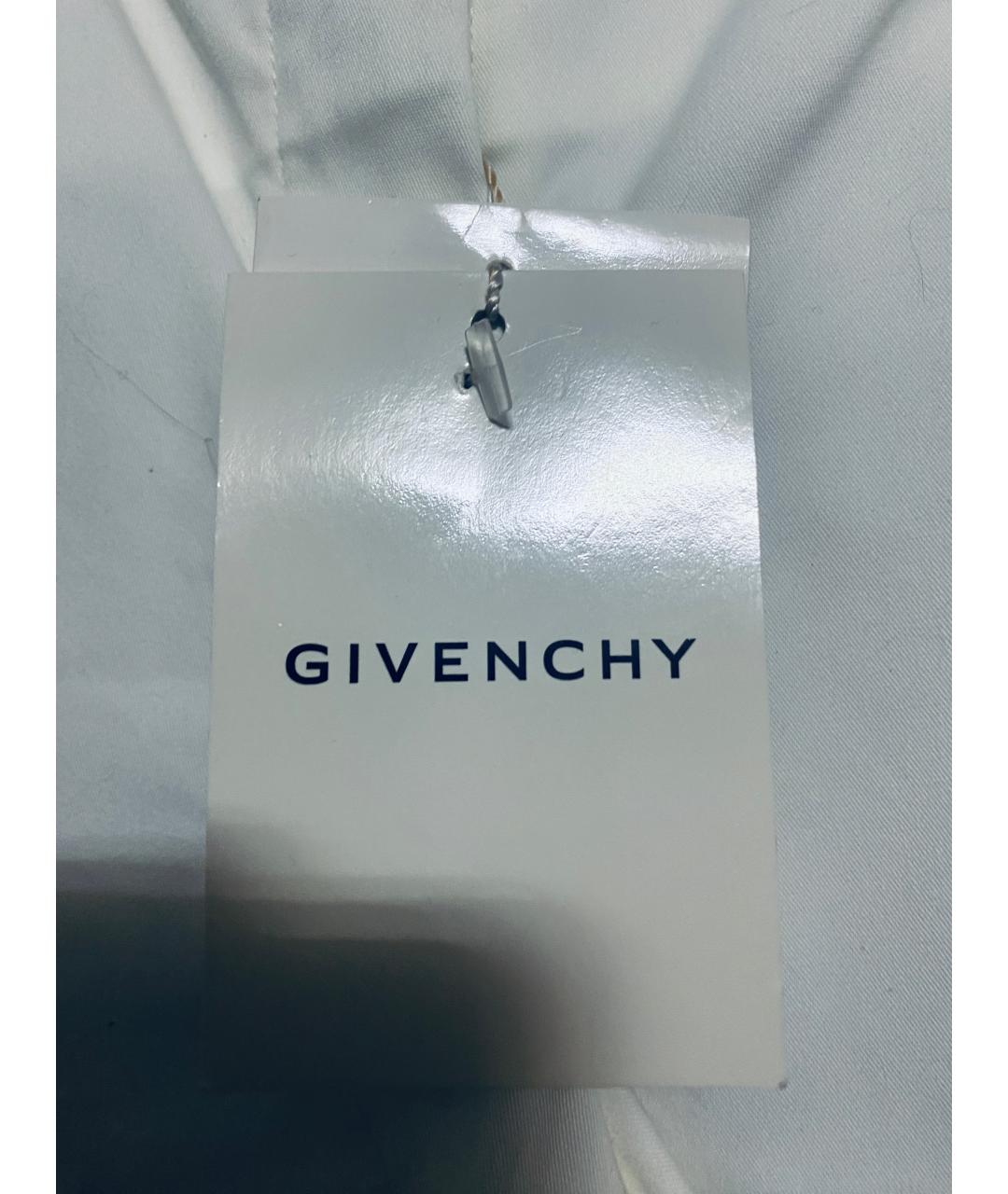 GIVENCHY Белый хлопко-эластановый костюм с брюками, фото 4