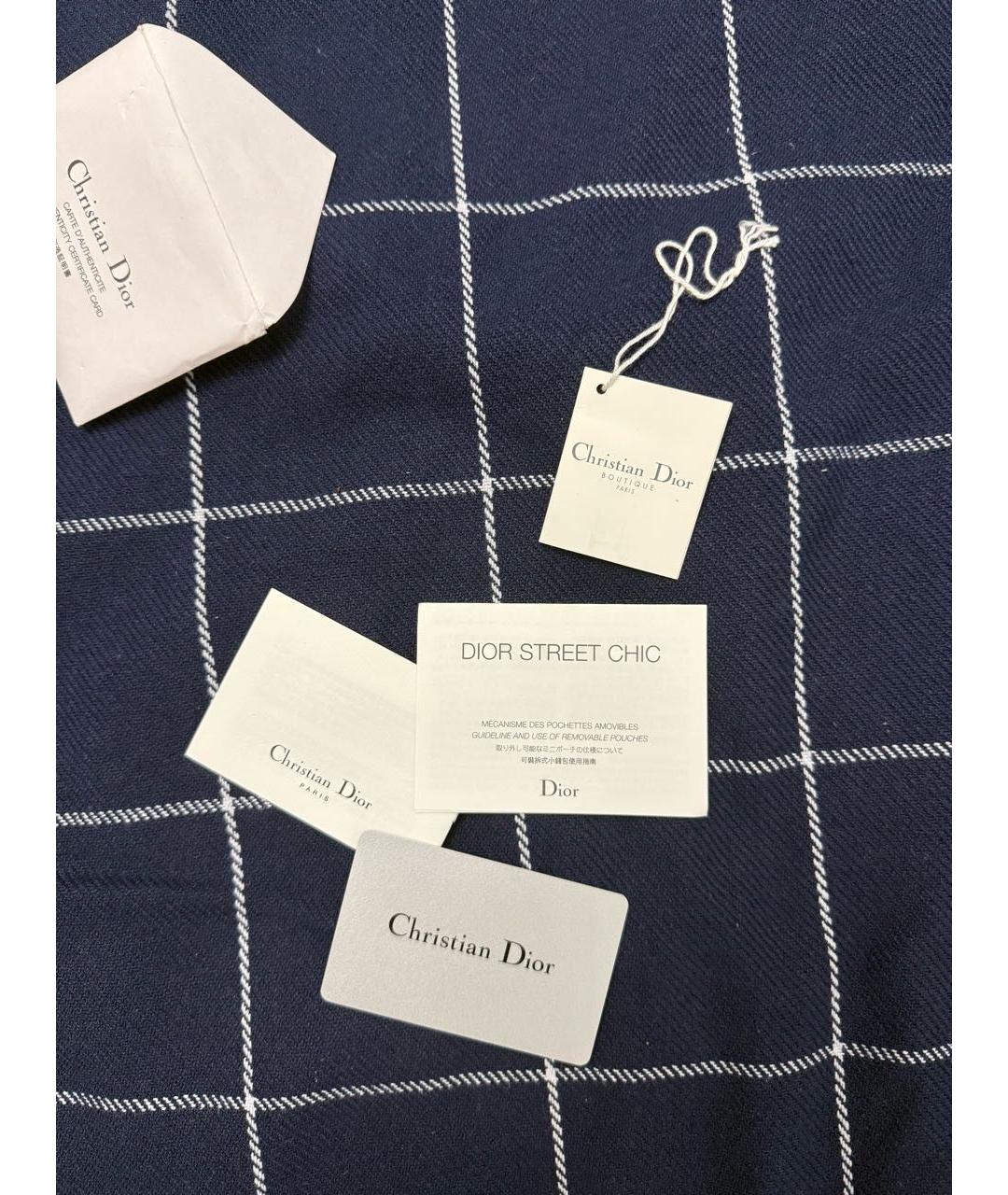 CHRISTIAN DIOR Синяя деним сумка с короткими ручками, фото 6