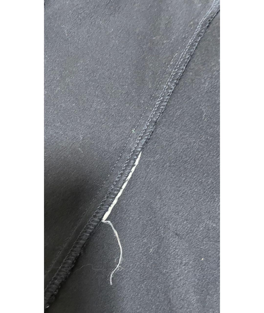 MCM Черный хлопко-эластановый жакет/пиджак, фото 6