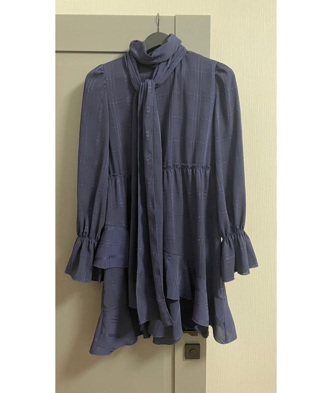 SEE BY CHLOE Темно-синее полиэстеровое повседневное платье, фото 6