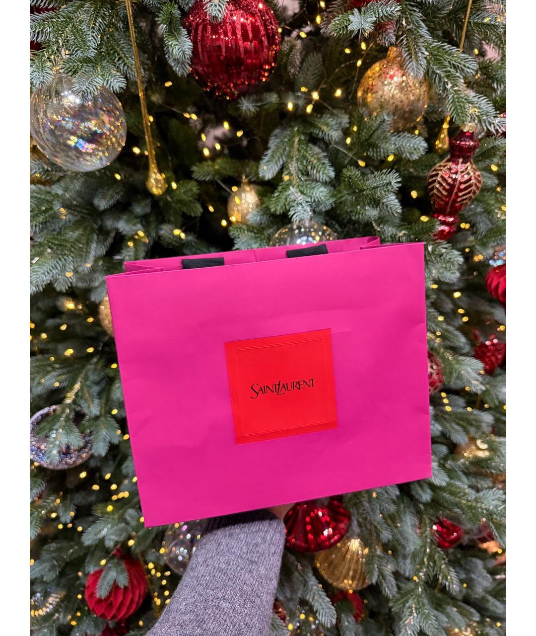 SAINT LAURENT Черный кожаный ремень, фото 7