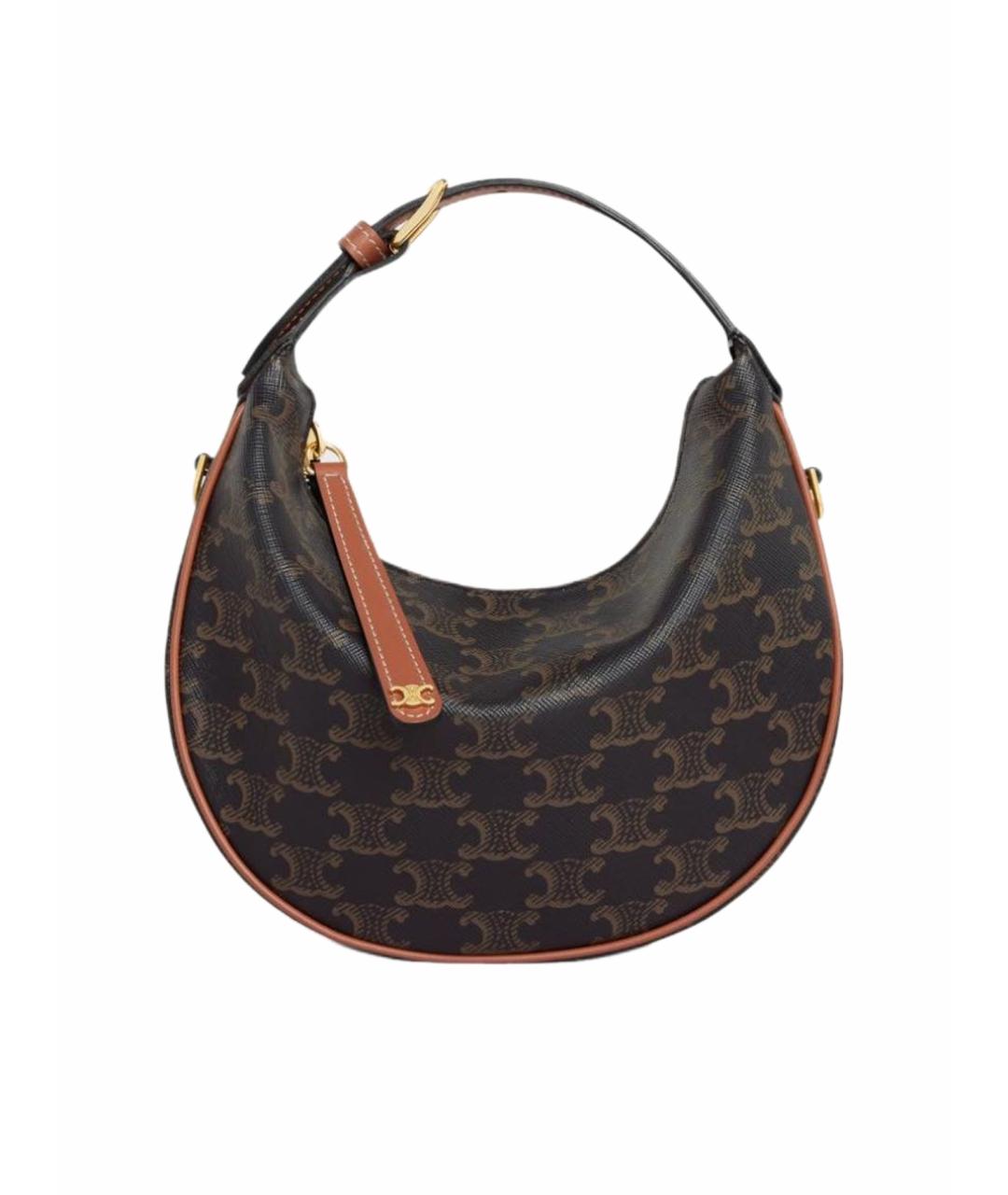 CELINE Коричневая сумка через плечо, фото 1