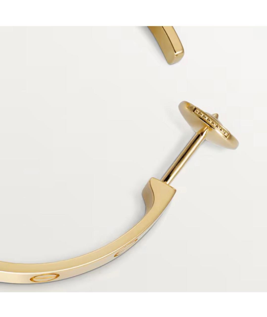 CARTIER Золотые серьги из желтого золота, фото 3