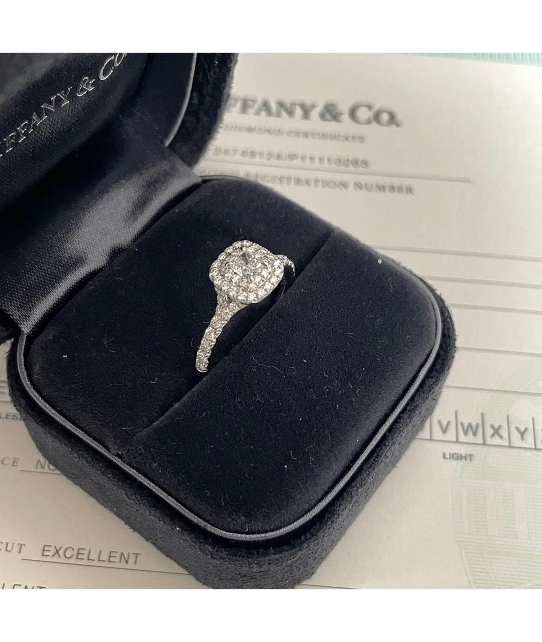 TIFFANY&CO Серебряное платиновое кольцо, фото 5