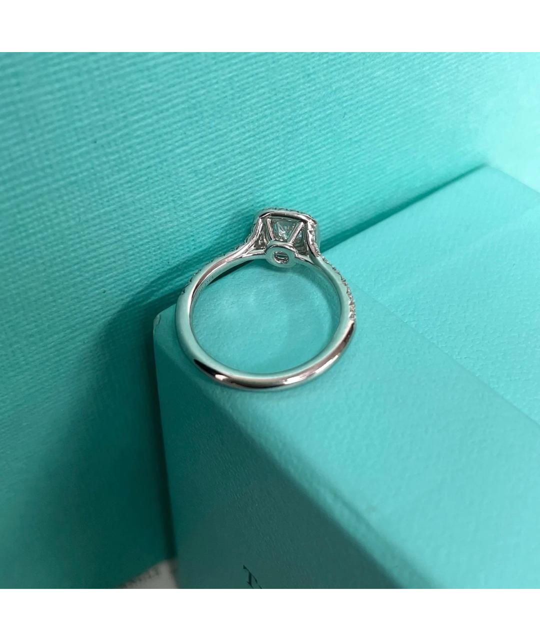 TIFFANY&CO Серебряное платиновое кольцо, фото 4