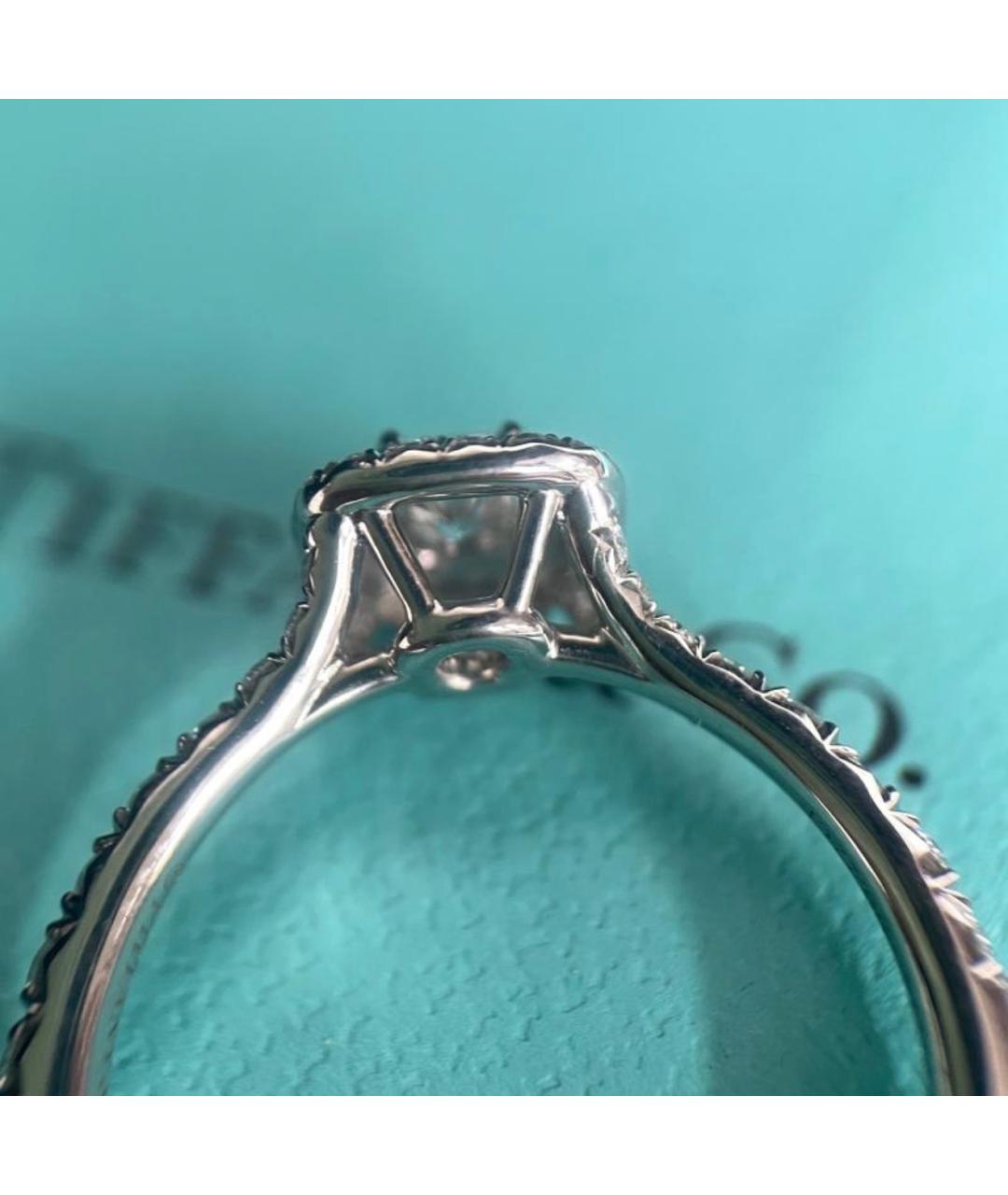 TIFFANY&CO Серебряное платиновое кольцо, фото 8