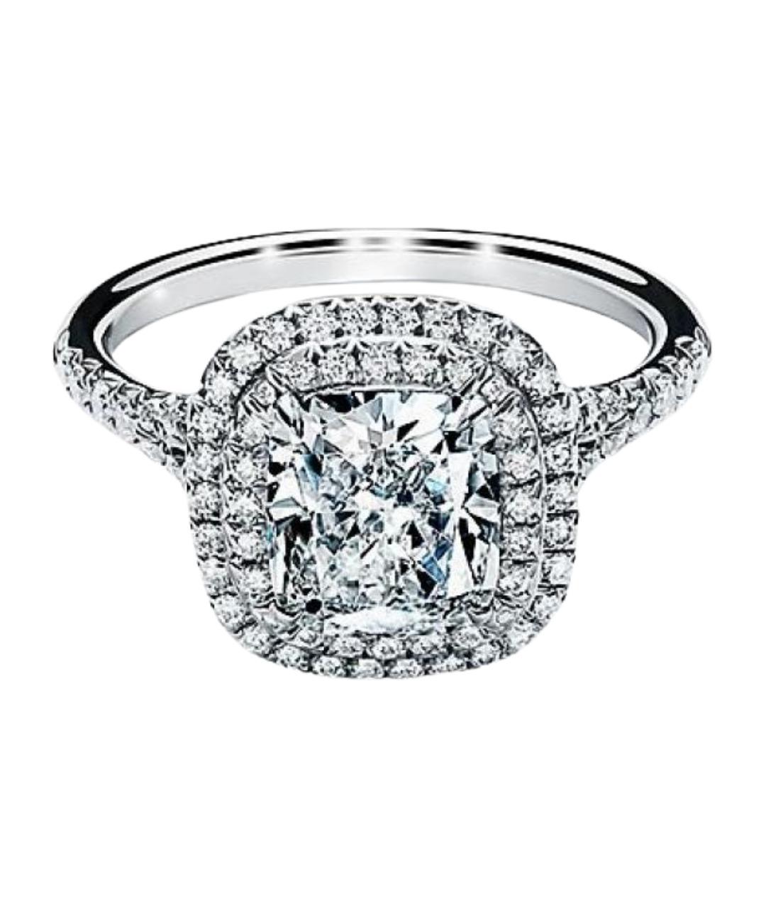 TIFFANY&CO Серебряное платиновое кольцо, фото 1