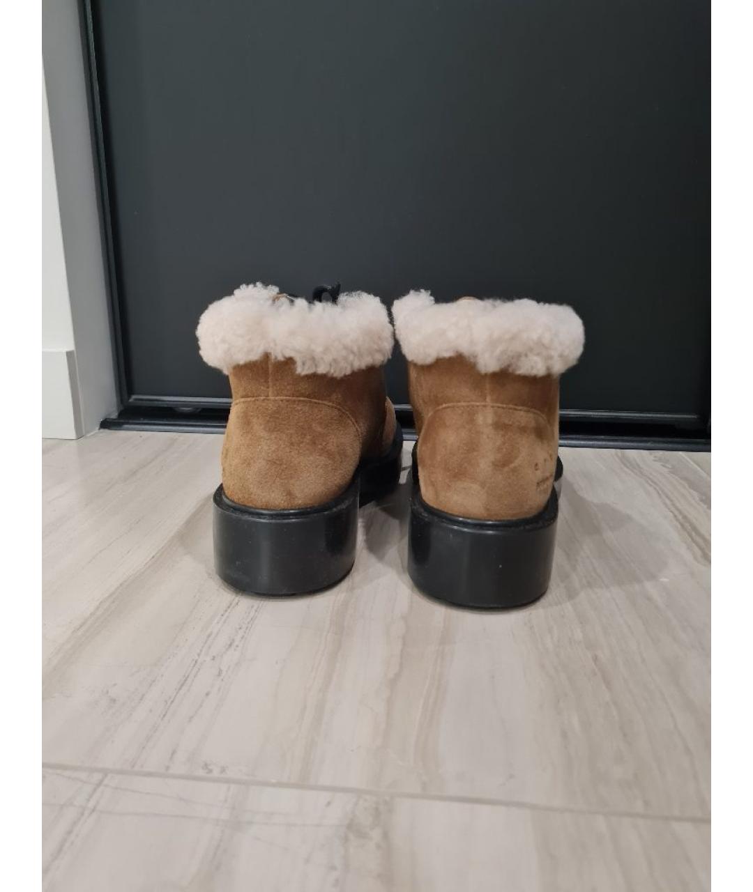 COPENHAGEN Горчичные замшевые ботинки, фото 2