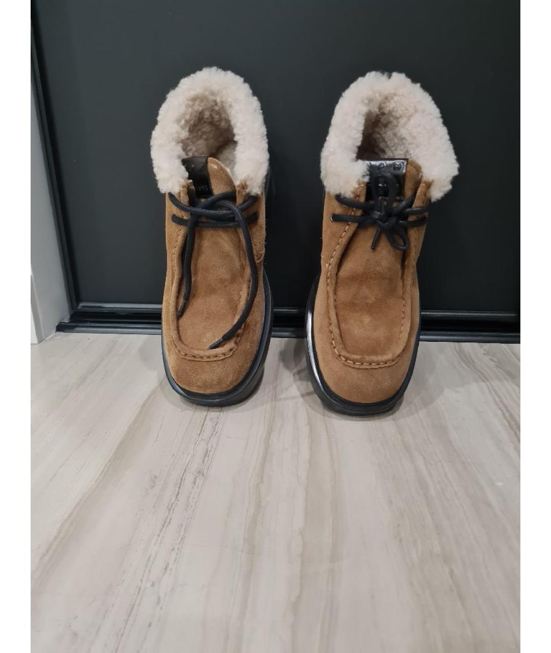 COPENHAGEN Горчичные замшевые ботинки, фото 3