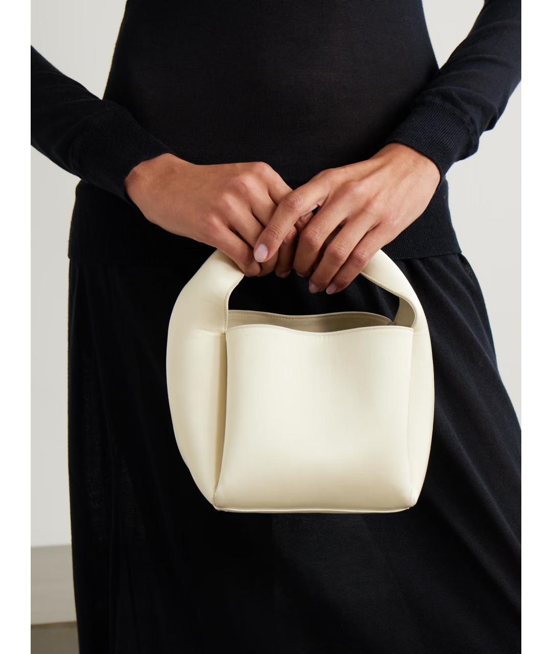 TOTEME Бежевая тканевая сумка через плечо, фото 2