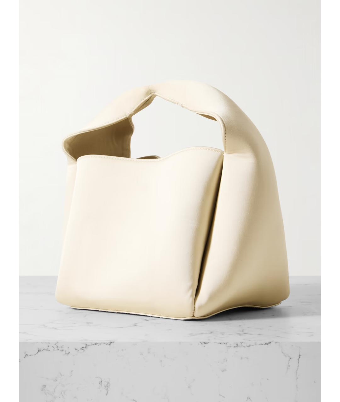 TOTEME Бежевая тканевая сумка через плечо, фото 4