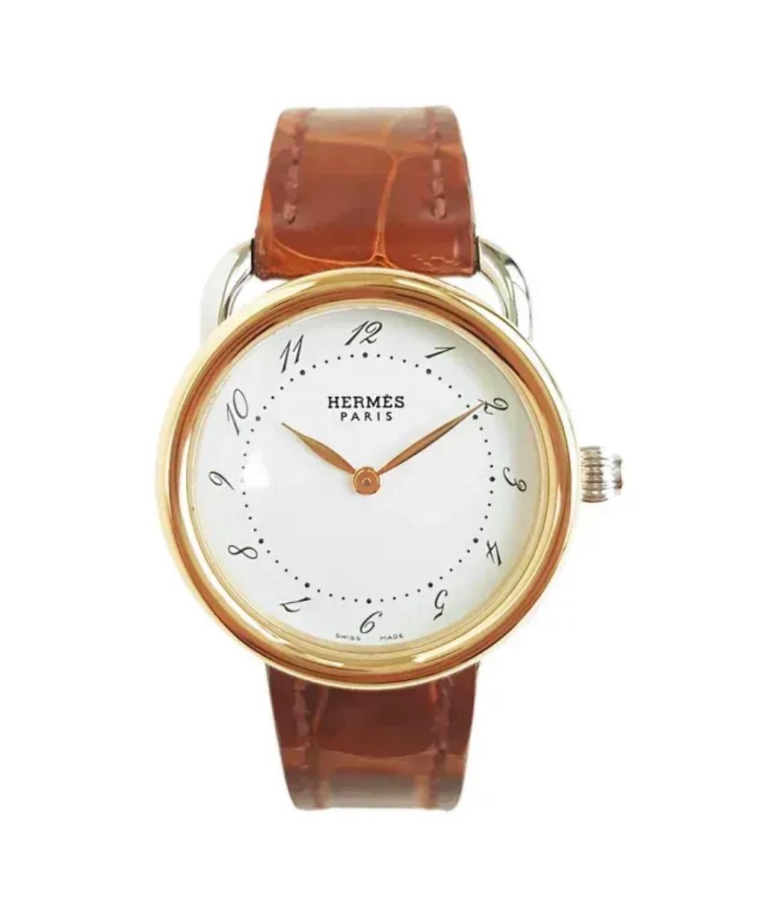 HERMES Золотые часы, фото 8