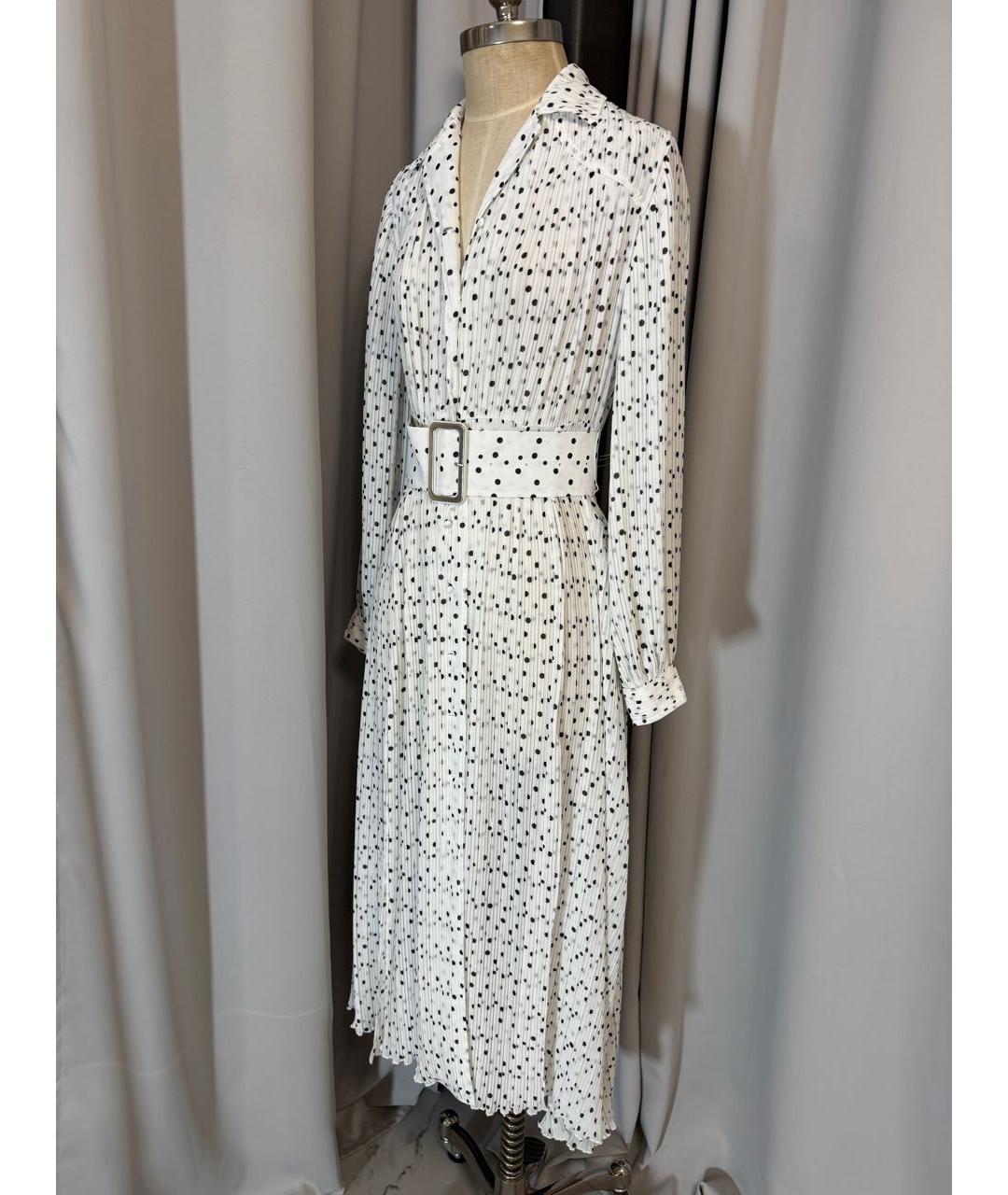 ROTATE Белое повседневное платье, фото 8