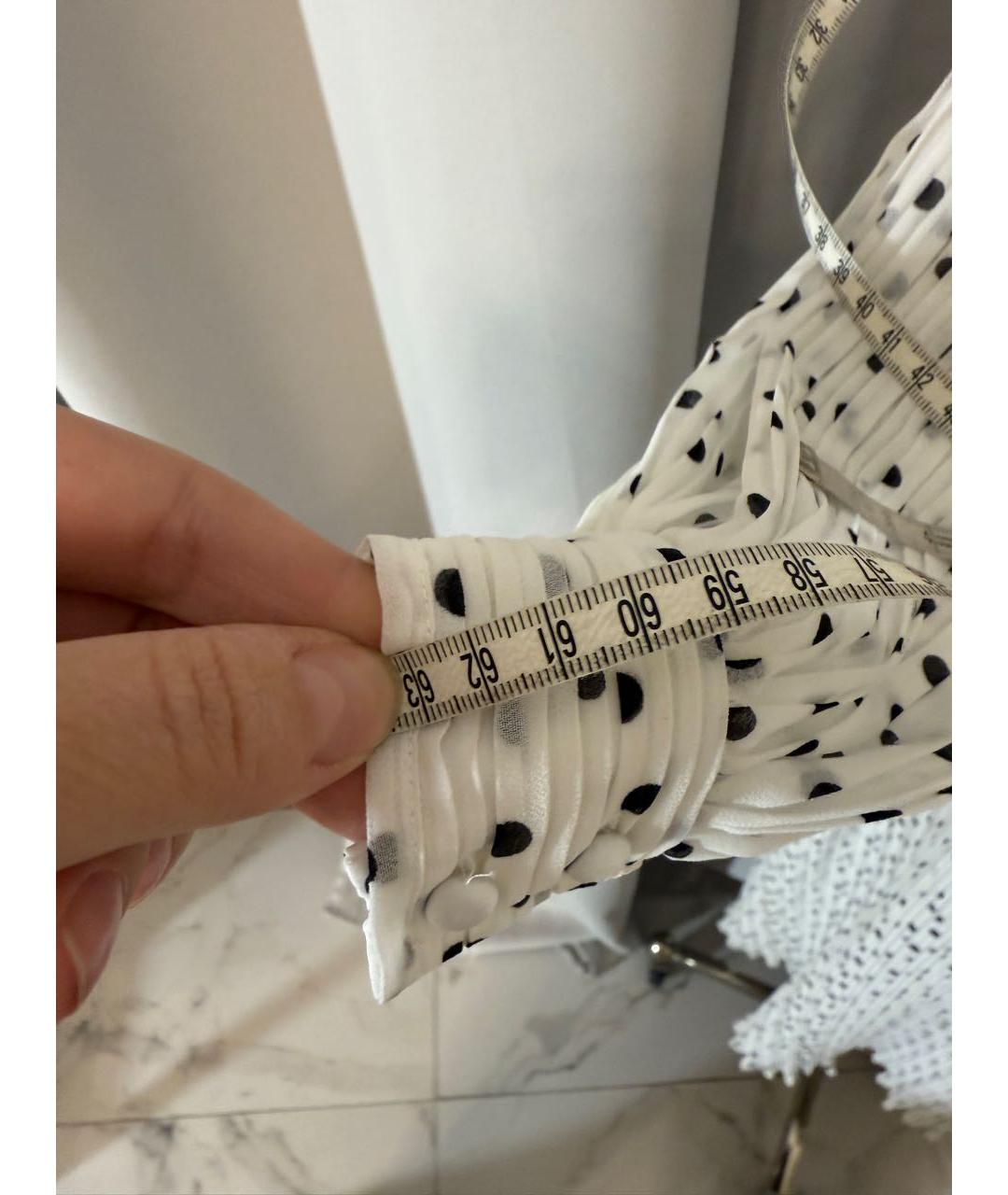 ROTATE Белое повседневное платье, фото 7