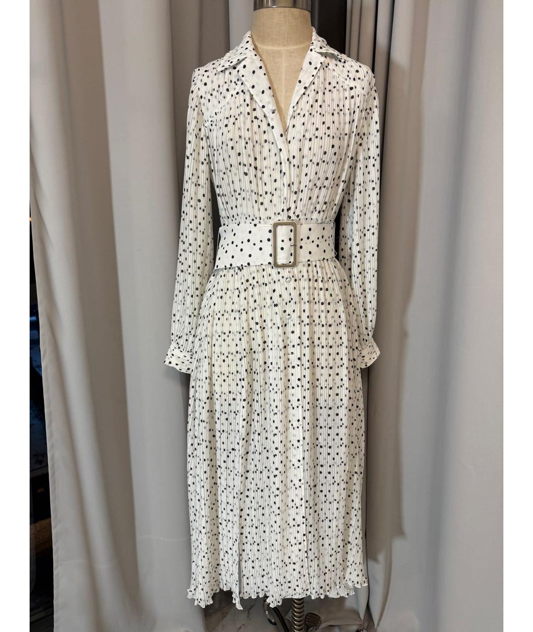 ROTATE Белое повседневное платье, фото 2