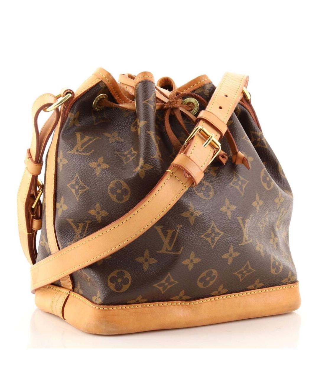 LOUIS VUITTON Коричневая кожаная сумка тоут, фото 2