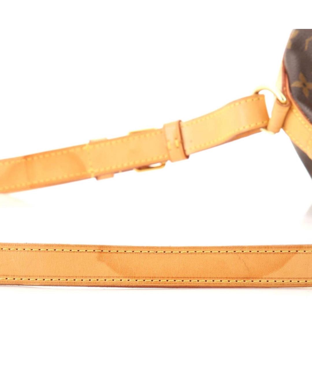 LOUIS VUITTON Коричневая кожаная сумка тоут, фото 5