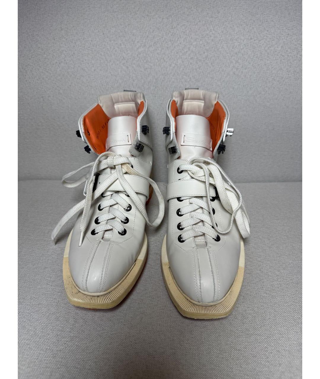 SANTONI Мульти кожаные ботинки, фото 2