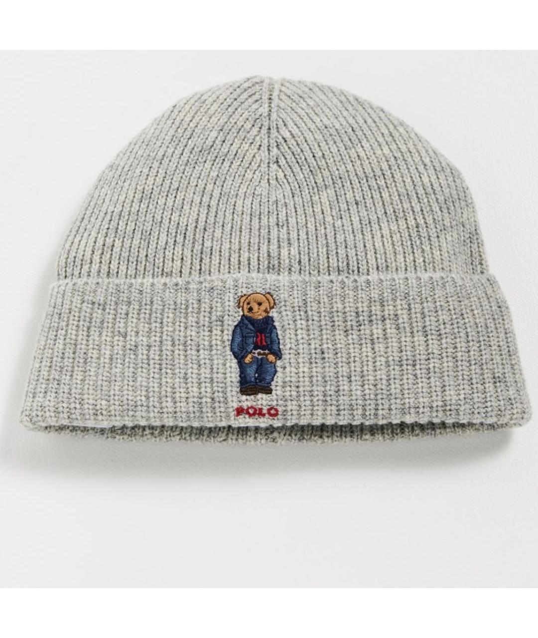 RALPH LAUREN Серая шапка, фото 3